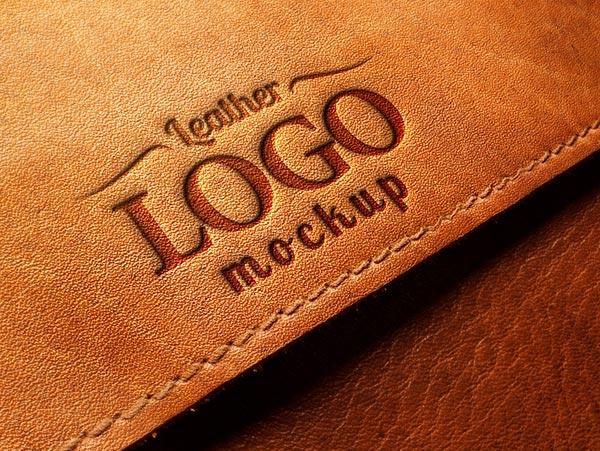 Hot-stamped leather labels