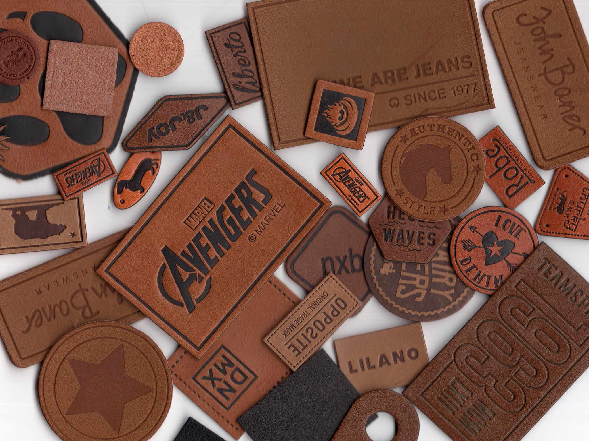 Leather labels